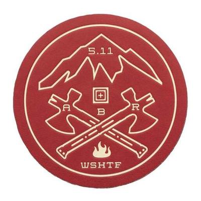 5.11 Crossed Axe Patch - Red