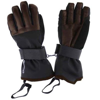 Kanut Sports Loa Performance Ski Gloves - Black/Brown S
