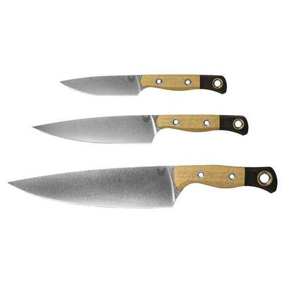 Benchmade 3 Piece Fixed Blade Knife Set - Maple Tan - Maple Tan