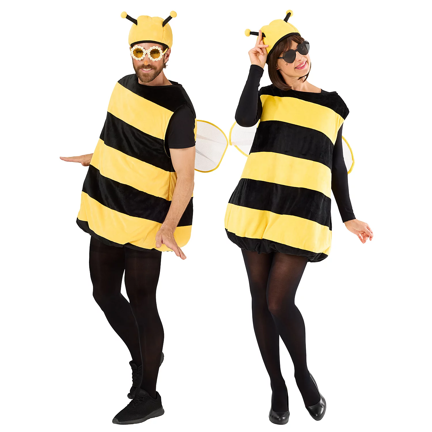 buttinette Kostüm Hummel unisex, schwarz/gelb Image