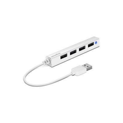 SPEEDLINK SNAPPY SLIM USB Hub, 4-Port, USB 2.0, Passive, White