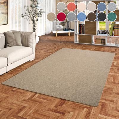 Teppich MY HOME "Fortis, Schlinge, Made in Netherlands", braun (nougat), B:80cm H:5mm L:400cm, Kunstfaser, Teppiche, Uni Farben, Schlinge, gekettelt, auch als Läufer, strapazierfähig Image