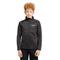 Berghaus Childrens Unisex High Neck Kids' 1/2 Zip Grid Fleece Top, Hiking and Walking Clothing - Black - Size 9-10Y