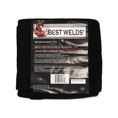 Best Welds Welding Blanket, 8 ft x 6 ft, Carbon Fiber, Mat, Black, 16 oz (902-1800CFM-16-6X8)