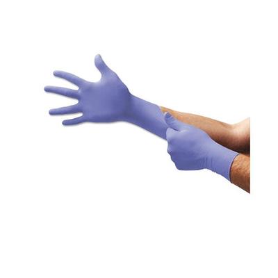 Ansell Supreno SE Disposable Nitrile Gloves, Beaded Cuff, X-Large, Violet Blue (748-SU-690-XL)