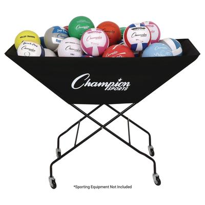 Champion Sports Pro Collapsible Volleyball Cart, 23