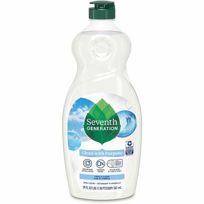 Seventh Generation Free/Clear Natural Dish Liquid, 19 oz (1.19 lb) (SEV44986EA)