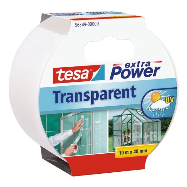 tesa Reparatur-Klebeband »Extra Power« transparent 50mm 10m transparent, 5 cm Image