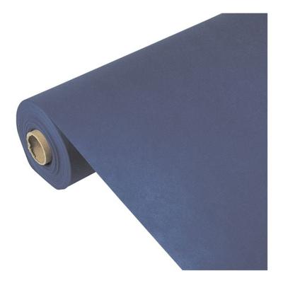 Papstar Tischdecke 90 cm cm auf 40m-Rolle blau, 90 cm