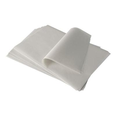 Papstar 1/8 Bogen Metzgerwachspapier eckig weiß - 37,5 x 25 cm weiß
