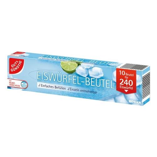 Eiswürfelbeutel für 10x24 Eiswürfel, Gut und Günstig