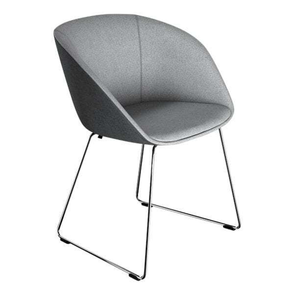 Sedus Schalenstuhl »on spot cosy« Kufengestell chrom grau, 44 cm Image