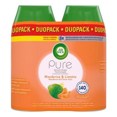 AIR WICK 2x Raumduft-Nachfüller Freshmatic Max Pure »Mandarine & Limette«