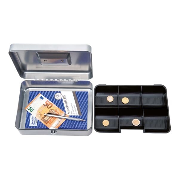 MAUL Geldkassette »3« 25x9x19 cm silber, 25x19x9 cm Image