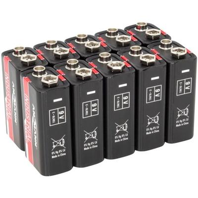 Ansmann 10er-Pack Batterien »INDUSTRIAL« E-Block 9,0 V