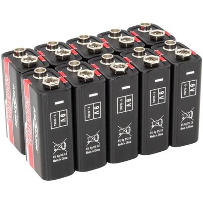 10er-Pack Batterien »INDUSTRIAL« E-Block 9,0 V, Ansmann