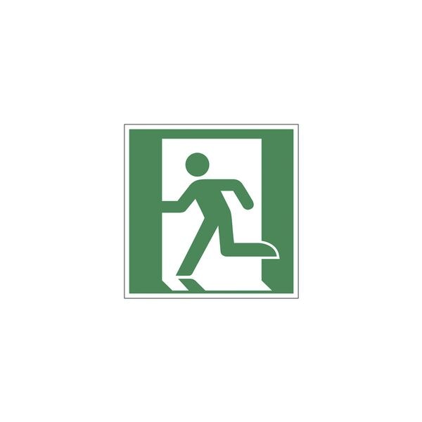 LimarLite Rettungszeichen »Notausgang links (nur in Verbindung mit Richtungspfeil) [E001]«, 15x15 cm Image