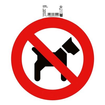 EXACOMPTA Verbotsschild »Hunde verboten« 20 cm, 20 cm Image