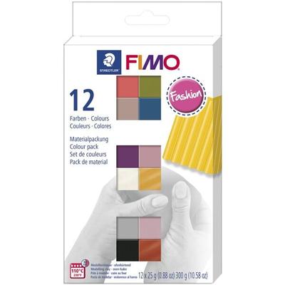 12er-Pack Modelliermasse »Fimo soft - Materialpackung Fashion Colours«, FIMO