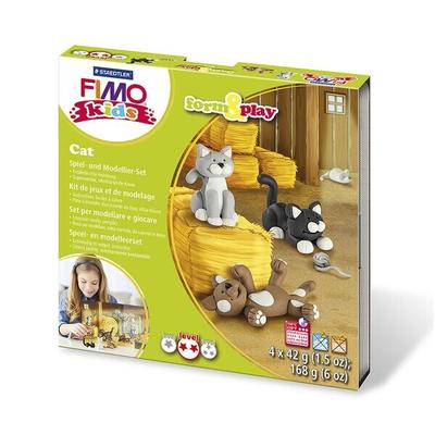 Spiel- und Modellier-Set »Fimo Kids - Cat«, FIMO