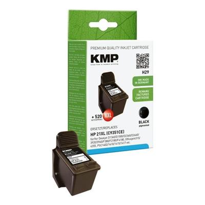 KMP Tintenpatrone ersetzt HP »C9351AE« Nr. 21 schwarz Image