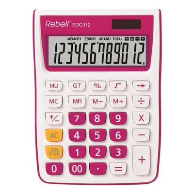 Rebell Tischrechner »SDC912« pink, 10.4x2.6x14.5 cm Image