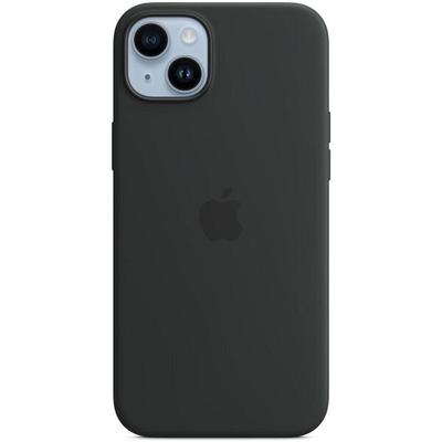 Silikon Case für iPhone 14 Plus mit MagSafe Midnight schwarz, Apple