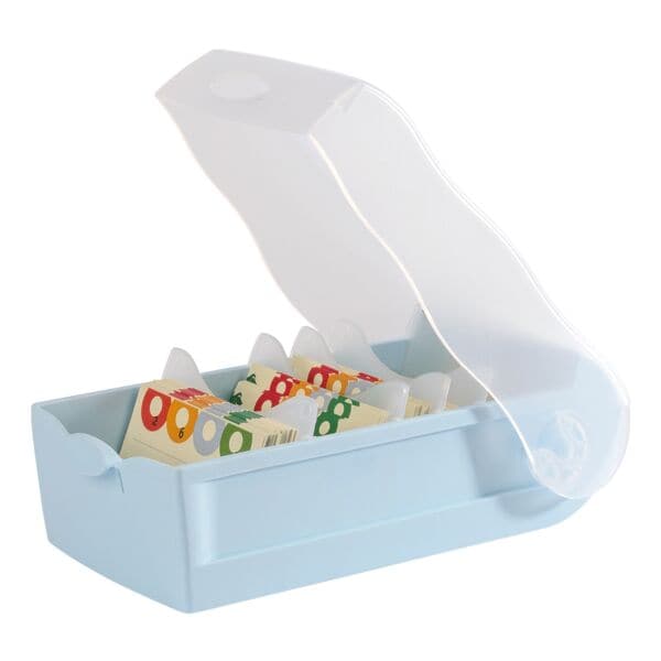 HAN Karteibox »CROCO A7« transluzent-pastellblau, 12.1x8.5x24.6 cm Image