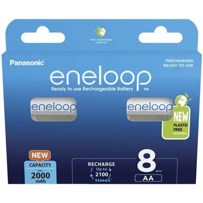 8er-Pack Akkus Mignon AA 2.000 mAh, eneloop