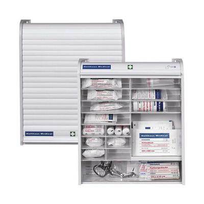 Holthaus Medical Medizinschrank »Rollmed« mit Füllung nach DIN 13157 weiß, 42x48x10 cm