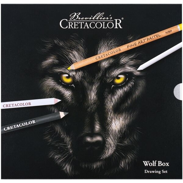 Brevilliers CRETACOLOR Künstler-Set Zeichenkohle »Brevillier's Cretacolor Wolf-Edition« Image