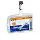 Durable 25er-Pack Ausweishalter für Namensschild »HARTBOX 800519« 8,7 x 5,4 cm transparent, 10.1x7.1 cm