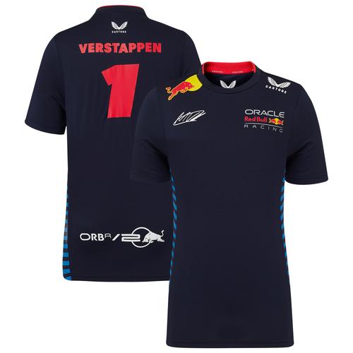 Red Bull Racing 2024 Team Max Verstappen Fahrer-T-Shirt – Kinder