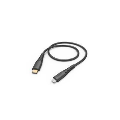Hama 00201602 Lightning-Kabel 1,5 m Schwarz Image