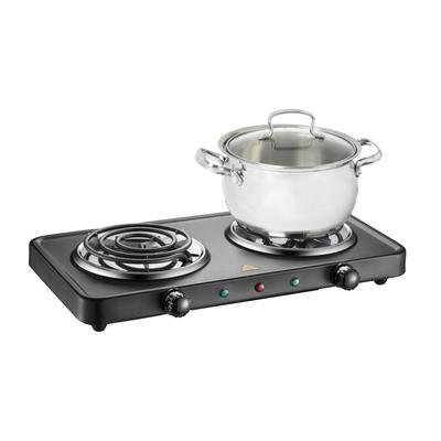 Portable Cooktop - Double Burner Black by Salton® in Black