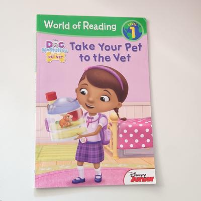 Disney Other | Disney World Of Reading: Doc Mcstuffins Take Your Pet To The Vet: Level 1 Book | Color: Green/Yellow | Size: Osbb