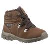 Winterstiefel PEPINO BY RICOSTA "Desse WMS: Normal", Kinder, Gr. 22, braun (braun, grün), Leder, Textil, casual, Schuhe, Hikin Boots, Babystiefel mit wasserdichter Sympatex-Membrane