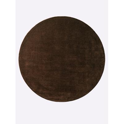 Teppich HEINE HOME Gr. 3, braun (mocca), B:90cm H:15mm L:160cm, Wolle, Teppiche Image