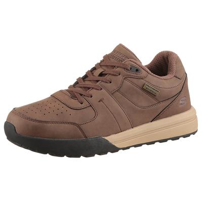 Sneaker SKECHERS "NETSON-GANDER", Herren, Gr. 41, braun, Nubuklederimitat, sportlich, Schuhe, Trekking Schuh, Schnürschu