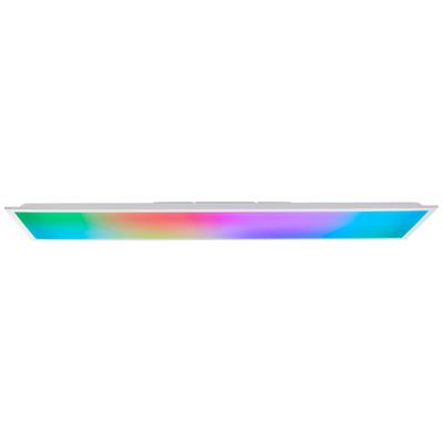 BRILLIANT LED Deckenleuchte "Briston", weiß, H: 5,00cm, Lampen, Aufbaupaneel, 120 x 30 cm, 3700 lm, 3000-6500 K, dimmbar, IC-RGB, weiß, LED Panels Image