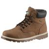 Winterstiefel POLARINO "Trelleborg", Herren, Gr. 40, braun (hellbraun), Lederimitat, casual, Schuhe, Schnürstiefel, Winterboots mit wasserabweisender TEX-Membrane