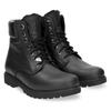 Winterboots PANAMA JACK, Herren, Gr. 43, schwarz, Nappaleder, casual, Schuhe, Winterstiefelette, Schnürstiefelette, Outdoorschuh mit Ziernähten