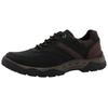 Schnürschuh TOM TAILOR, Herren, Gr. 40, braun (schwarz, braun), Lederimitat, Textil, unifarben, kontrastfarbene Details, sportlich, Schuhe, Outdoorschuh, Halbschuh, Sneaker mit seitlichem Logoschriftzug