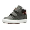Sneaker KANGAROOS "KaVu Primo V", Gr. 27, grün (olive, flame), Synthetik, Textil, sportlich, Schuhe, mit Klettverschluss