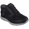Slip-On Sneaker SKECHERS "SUMMITS", Herren, Gr. 39, schwarz, Textil, casual, Schuhe, Schnürboots, Mid Cut Sneaker mit Hands Free Slip-Ins™