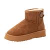 Schlupfboots O'NEILL "BESIANA PLATFORM WOMEN MID", Damen, Gr. 38, braun (chestnut), Synthetik, sportlich, Schuhe, Winterboots, Snowboots, Winterschuhe
