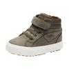 Sneaker KANGAROOS "Kavu III", Gr. 28, grün (olive, coffee), Synthetik, sportlich, Schuhe, gefüttert