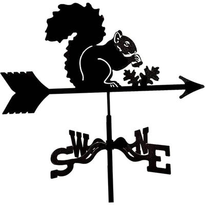 Wetterfahne aus Metall, Wetterfahne für den Garten, Wetterfahne mit Ständer für draußen, Bauernhof, Image