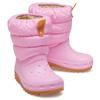 Winterboots CROCS "CLASSIC NEO PUFF BOOT K", Kinder, Gr. 28, rosa, Croslite, Nylon, sportlich, Schuhe, Snowboots, Winterstiefel zum Schlupfen