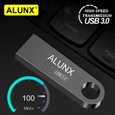 USB 3,0 Alunx 64g Pen drive Metall USB-Stick 128GB Speichers tick 32GB 4 GB 128GB USB-Stick 64 GB Image